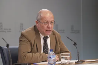 El vicepresidente de la Junta, Francisco Igea, en la rueda de prensa posterior al Consejo de Gobierno
