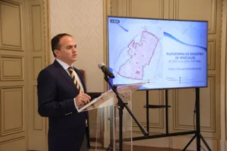 Presentación de la nueva plataforma de registro para acceder a las zonas peatonales de la ciudad
