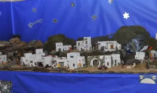 Belenes navideños en la Base Aérea de Matacán