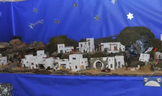 Belenes navideños en la Base Aérea de Matacán
