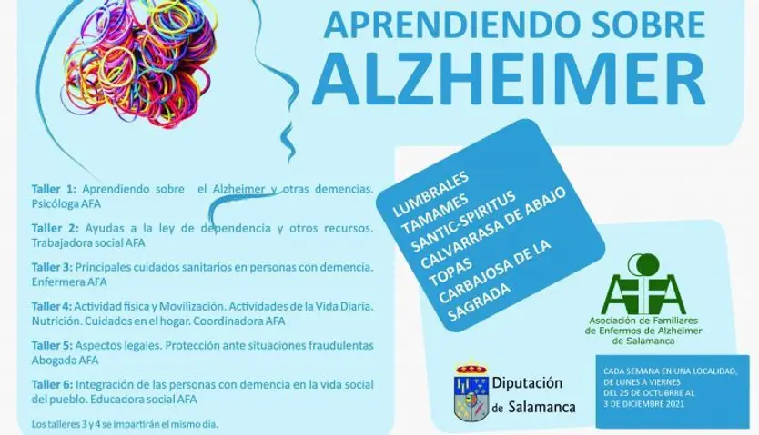 cartel TALLERES Diputación y AFA 