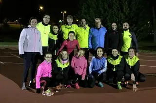 La atleta Verónica Sánchez visita Aviva