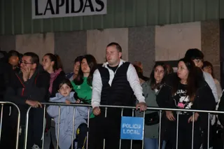 Ambiente en el traslado del Cristo de la Liberación, Semana Santa 2024