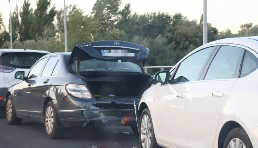 Accidente en el puente de Juan Carlos I