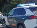 Vehículo De La Guardia Civil De Tráfico En Un Accidente De Tráfico | Imagen De Archivo Guardia Civil Salamanca