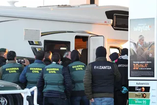 Detenidas tres personas en Robliza de Cojos. Foto: Mikel Antúnez
