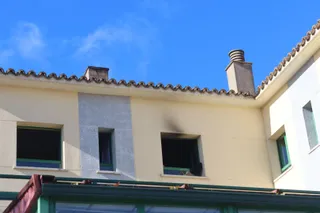 Incendio en hotel Lorenzo en Salamanca