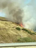 Incendio en las inmediaciones del Puente de Aldeatejada 