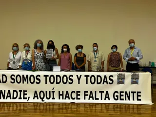 Rueda de prensa de la Junta de Personal de Salamanca para convocar una nueva movilización frente al nuevo Hospital