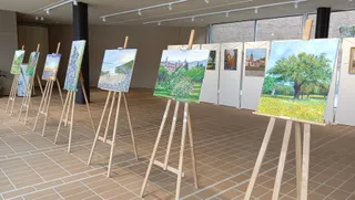 Exposición al óleo de monumentos de Salamanca en Carbajosa de la Sagrada