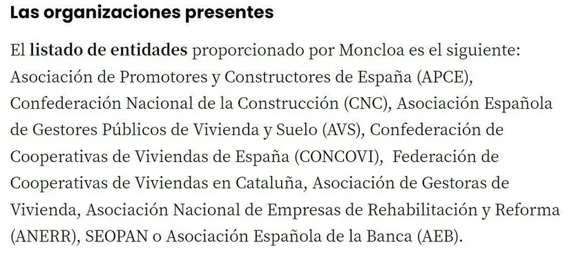 Mensaje del Gobierno para convocar al Sindicato de Inquilinas a la reunión del martes, 22 de octubre