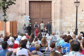 Imagen de archivo de una actuación de Plazas y Patios (Inés Luna Terrero. Plaza de las Úrsulas)