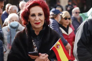 Concentración frente al Ayuntamiento de Salamanca promovida por Vox