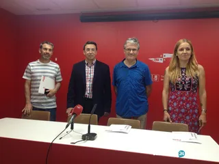 Miguel Ángel Luengo, Fernando Pablos, Fernando Rubio y Patricia Martín