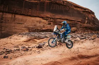 Lorenzo Santolino en el Dakar 2025