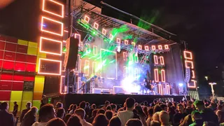 Orquesta Anaconda en la plaza de la Concordia