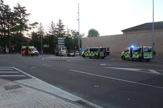 Accidente en el paseo de San Vicente