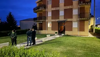 Vivienda donde fue apuñalada