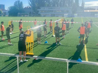 Futvoley en el entrenamiento de Unionistas | ¡