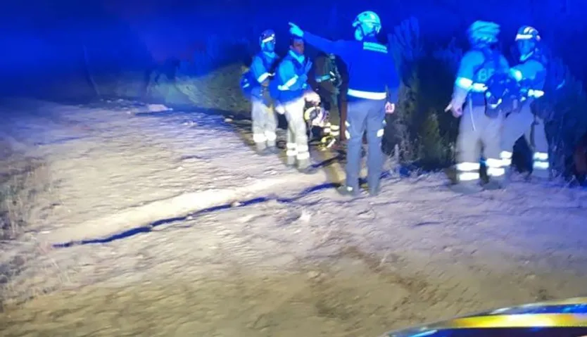 Bomberos de la Diputación colaboran en el incendio de Ávila