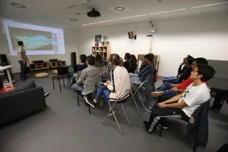 Arenero educativo de Medialab.