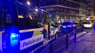Policía en la Avenida de Villamayor 