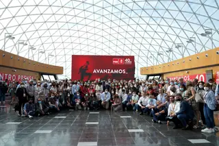 Delegación castellana y leonesa, durante el Congreso Federal del PSOE. ICAL