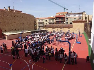 Simulacro de evacuación del San Juan Bosco
