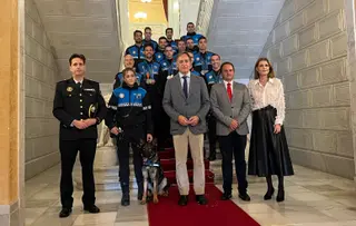 El alcalde de Salamanca destaca la "buena preparación" de la Policía Local tras su paso por los Juegos Europeos de Policías y Bomberos