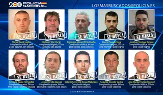 Fugitivos buscados en España por la Policía Nacional