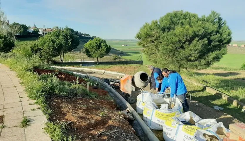 Obras parque Valdehigal 2