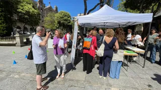 Carpa interactiva en la plaza de los Bandos para concienciar contra la drogadicción | Ayuntamiento de Salamanca