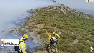 Incendio en Burgohondo, Ávila