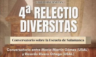 Cartel de la 4ª Relectio Diversitas en el Convento de San Francisco de Béjar