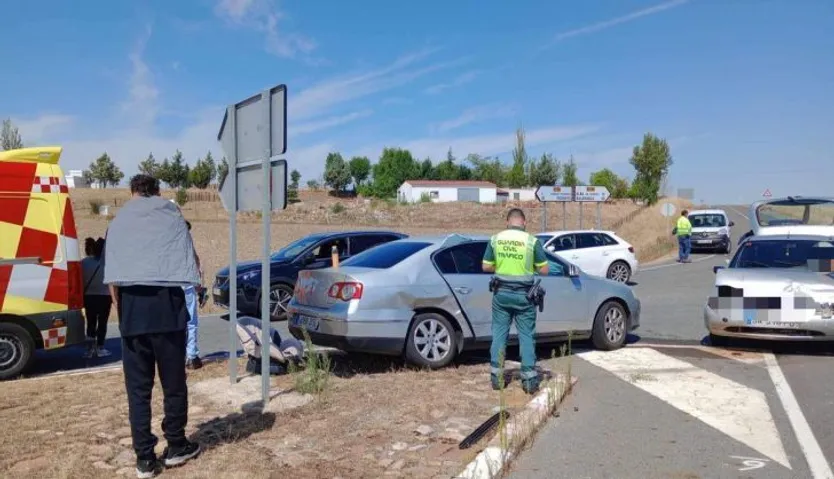 Accidente en Anaya de Alba 