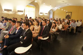 Graduación del Master en Seguros.