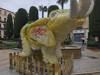 Elefante de Oriente vandalizado | S24H