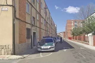 Avenida Carlos I de Peñaranda donde se ha localizado el cuerpo sin vida de una persona en el interior de su casa