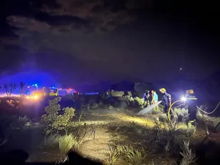 Incendio forestale entre Berganciano y Monleras. FOTO BOMBEROS LEDESMA (3)