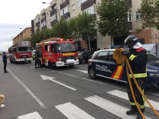 Incendio de un mesón en la calle Pico Corbacera