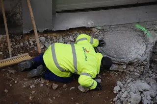 Un trabajador en Álvaro Gil