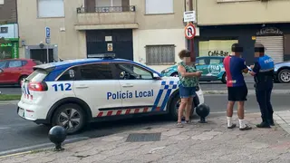 Herida una joven al ser atropellada por un turismo en Santa Marta de Tormes