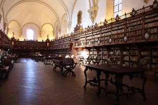 Reportaje en la Biblioteca General Histórica