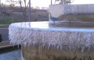 Llega la primera ola de frío en dos años con temperatura de hasta nueve grados bajo cero