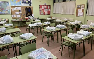 Material confinado colegios