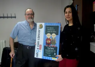 Pyfano recibe el apoyo una vez más de un artista salmantino con alma altruista