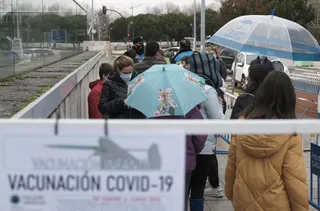 Vacunación de menores en el Multiusos