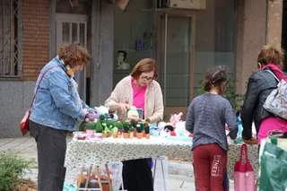 Oeste Teje, actividad dentro del concurso Galería Urbana del Barrio del Oeste