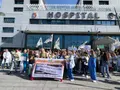 Huelga estatuto marco en las puertas del Hospital de Salamanca