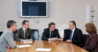 El vicepresidente de la Junta se reúne con la federación de sociedades castellanas y leonesas de Argentina